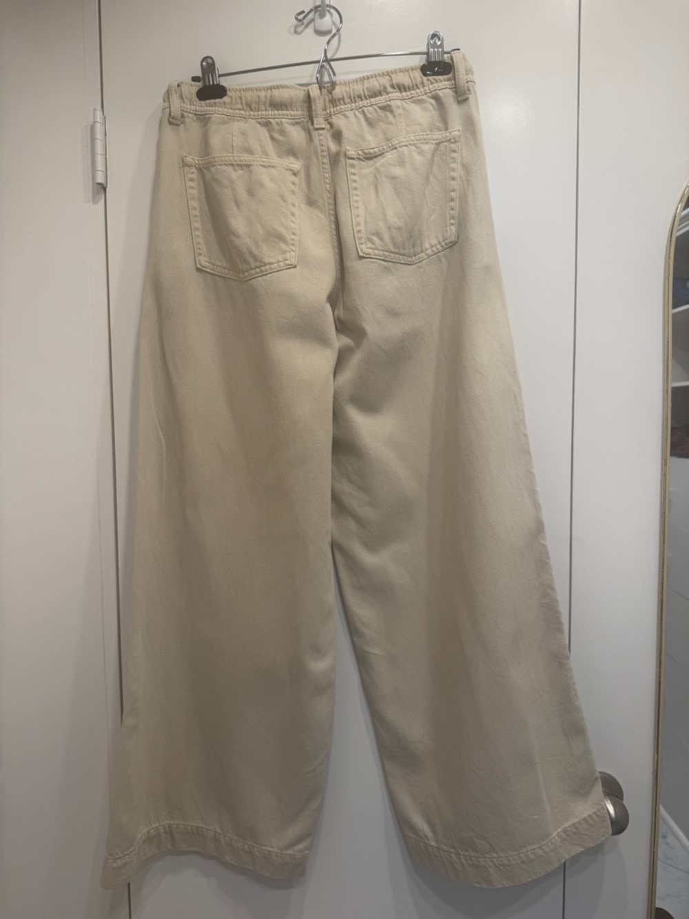 GAP mid rise easy baggy jeans - khaki bedrock beige - Picture 4 of 4